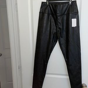 BP-L- Genuine Pleather leggings🆕